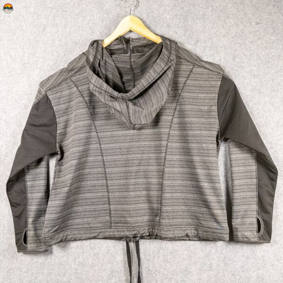 Livi Active Full-Zip Jacket Gray Athleisure Fitness Gym Plus Size Women's 14/16 - Picture 2 of 12